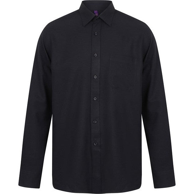 Henbury Wicking Antibacterial Long Sleeve Shirt