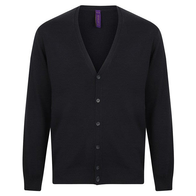 Henbury V-Button Cardigan