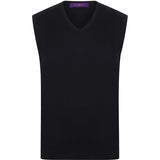 Henbury Sleeveless V-Neck Jumper