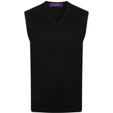 Henbury Sleeveless V-Neck Jumper