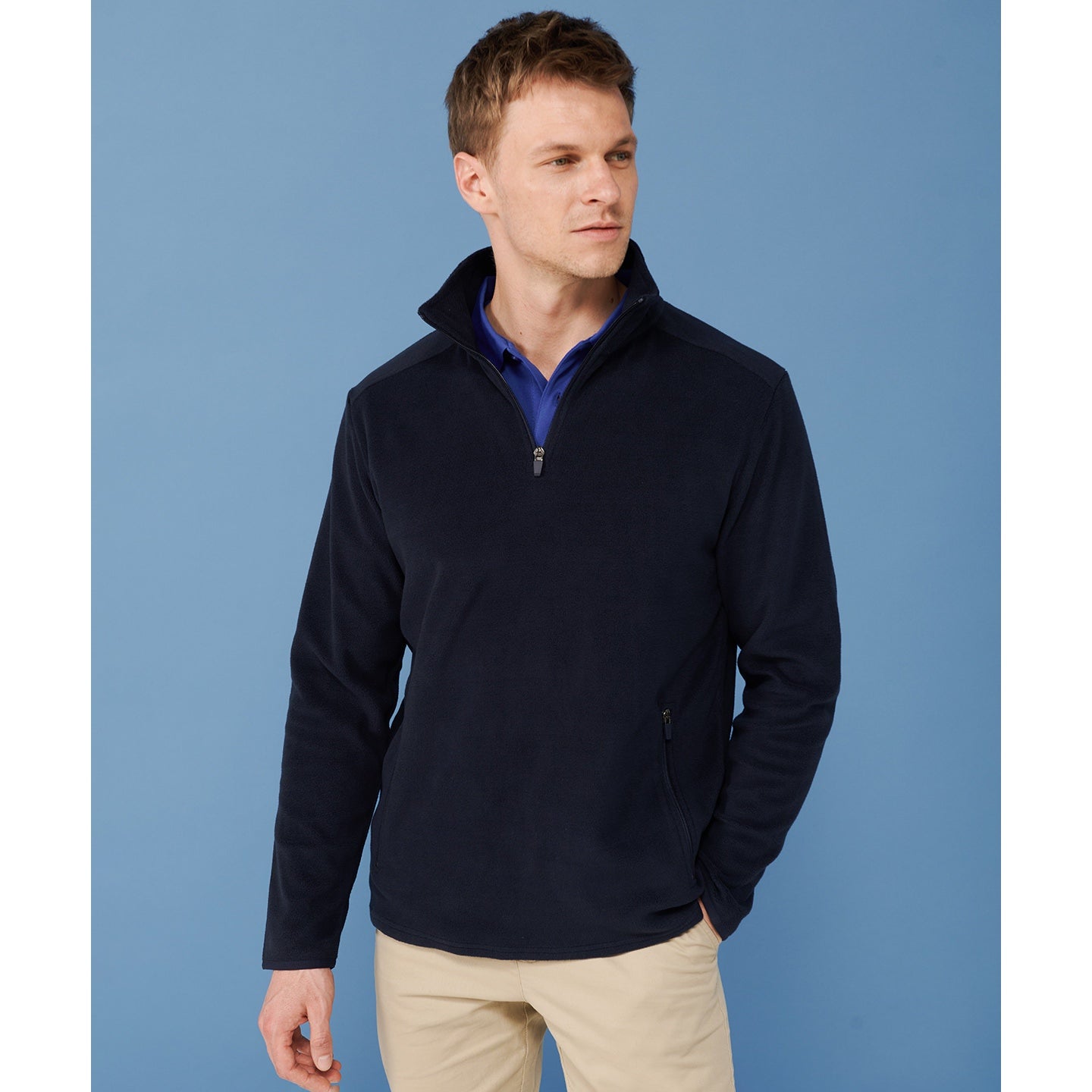 Henbury ¼ Zip Microfleece Jacket