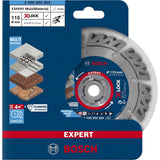 Bosch Professional X-LOCK Diamond Cutting Disc - MultiMaterial, 115 x 22.23 x 2.4 x 12 mm