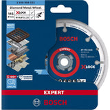 Bosch Professional X-LOCK Diamond Metal Cutting Disc - 115 x 22.23 mm