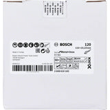 Bosch Professional X-LOCK Fibre Disc R780 - Best for Metal + Inox - 115 x 22.23 mm, G120
