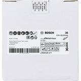 Bosch Professional X-LOCK Fibre Disc R780 - Best for Metal + Inox - 115 x 22.23 mm, G36