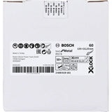 Bosch Professional X-LOCK Fibre Sanding Discs - 125mm G 60 R574 - Best for Metal