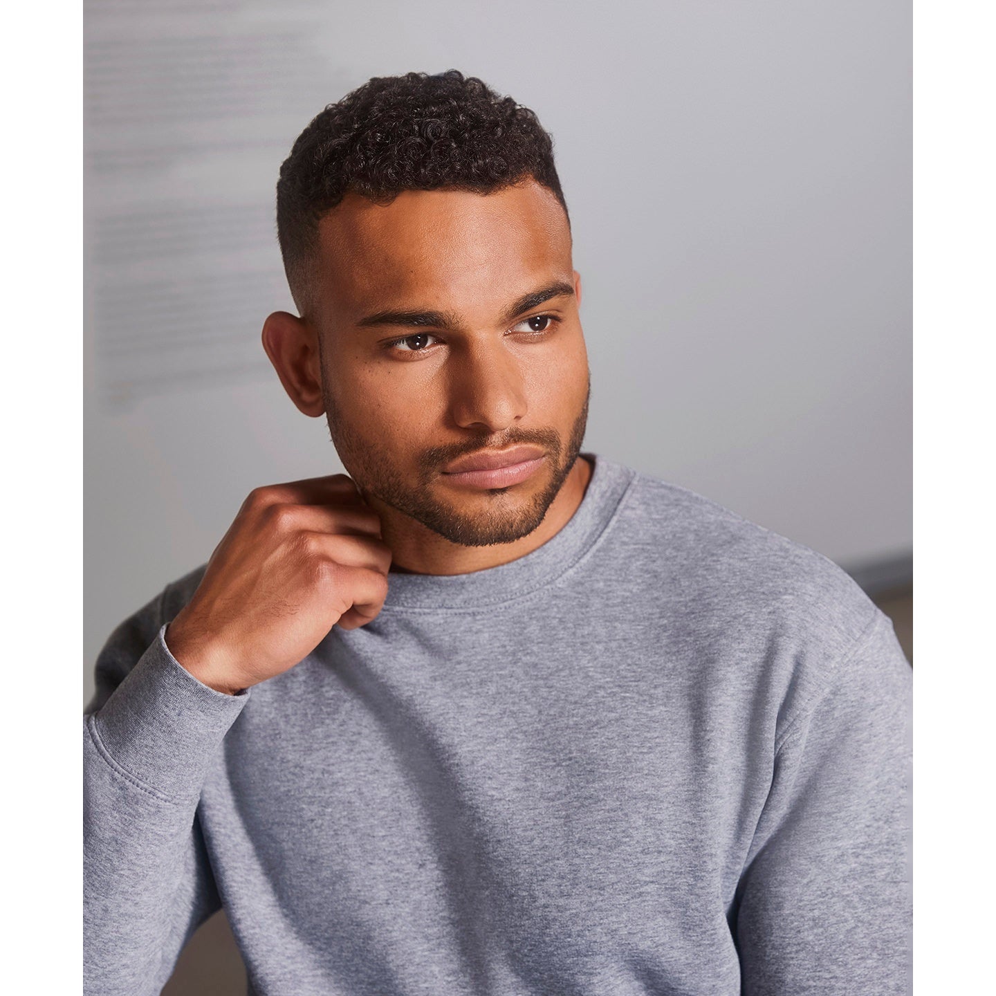 Russell Europe Set-In Sleeve Sweatshirt - Sport Heather