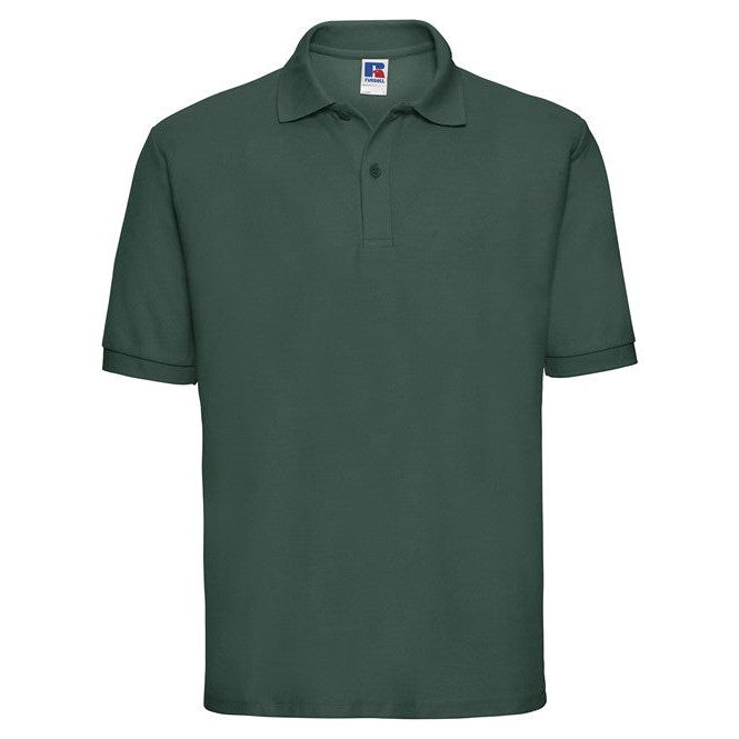 Russell Europe Classic Polycotton Polo - Bottle Green