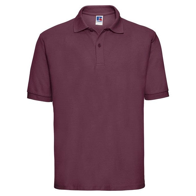 Russell Europe Classic Polycotton Polo - Burgundy