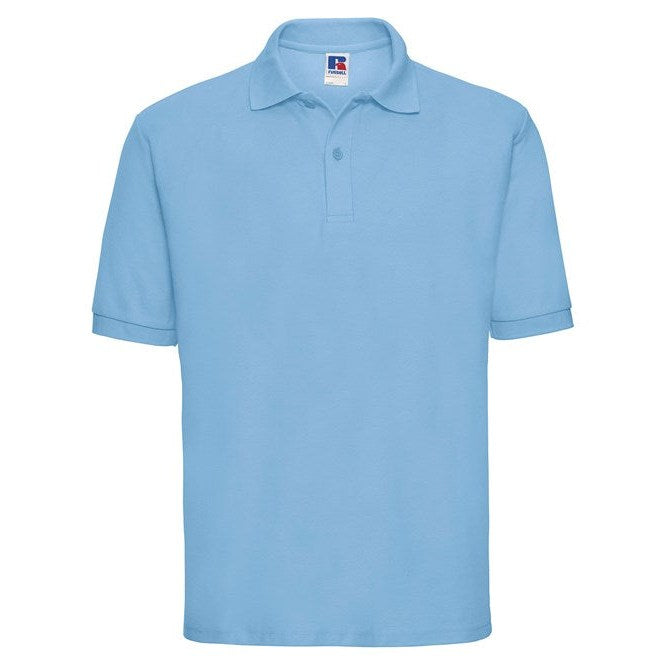 Russell Europe Classic Polycotton Polo - Sky