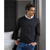 Russell Collection V-Neck Knitted Sweater