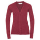 Russell Collection Women's V-Neck Knitted Cardigan