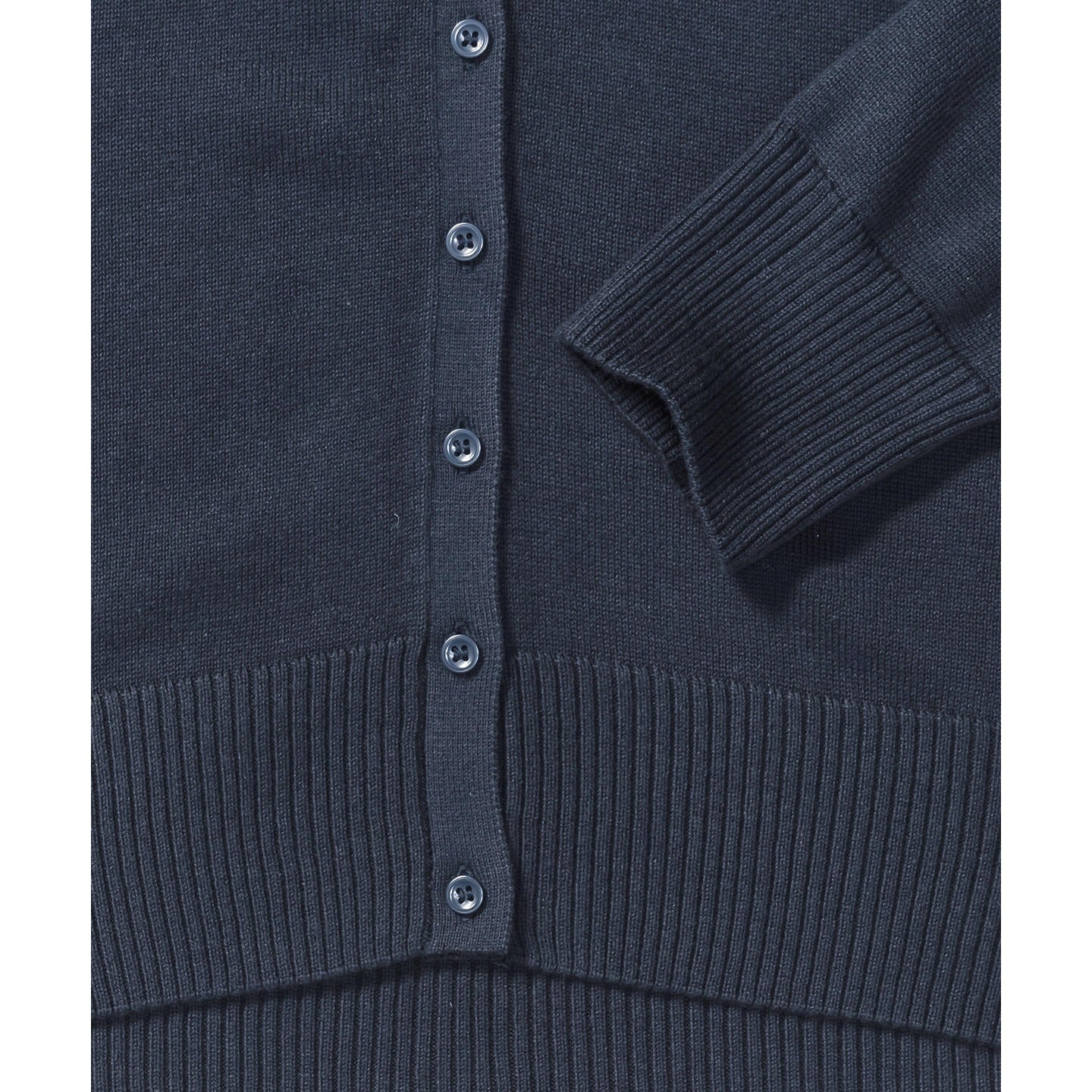 Russell Collection Women's V-Neck Knitted Cardigan