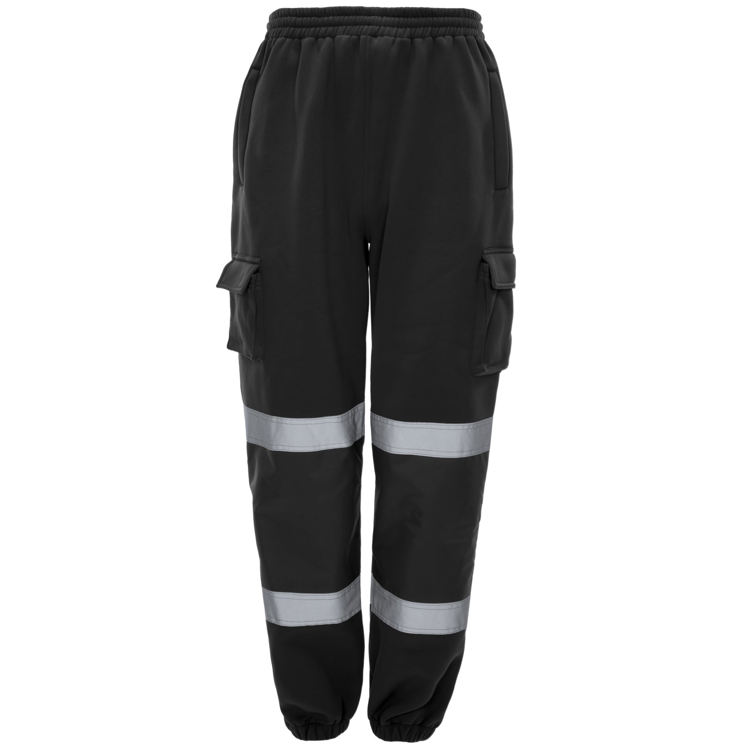 Supertouch Hi Vis Black Jogging Bottoms