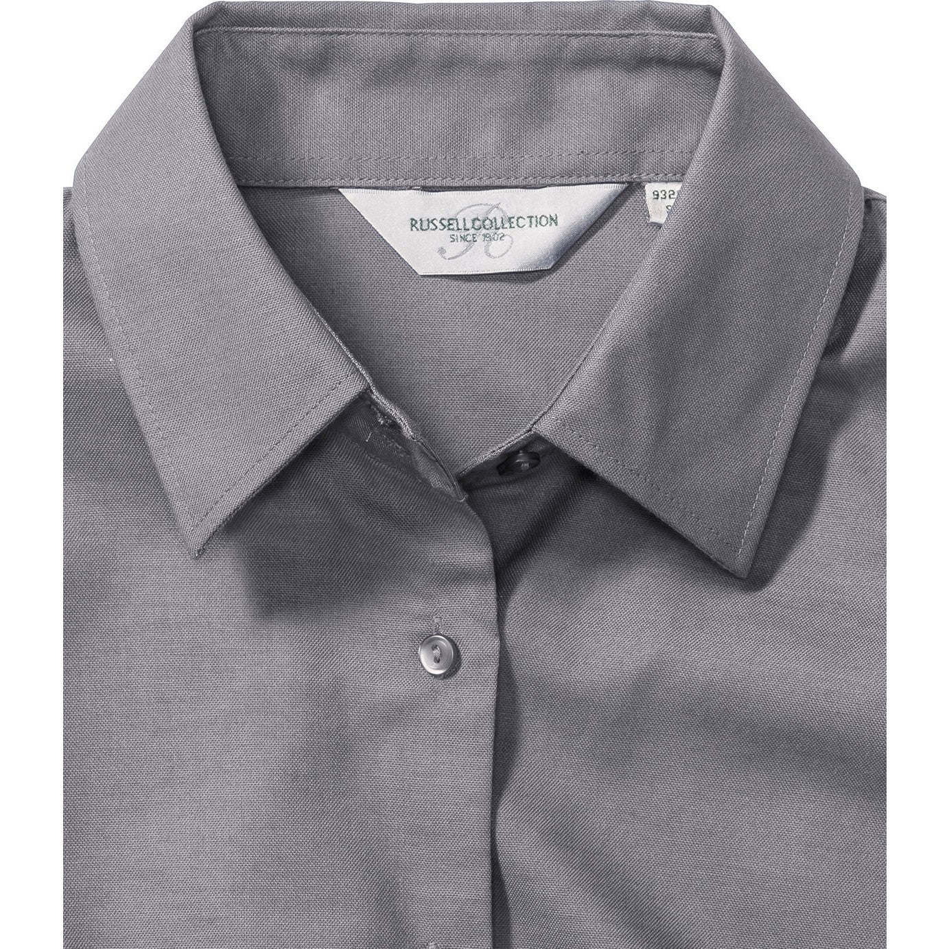 Russell Collection Women's Long Sleeve Easycare Oxford Shirt