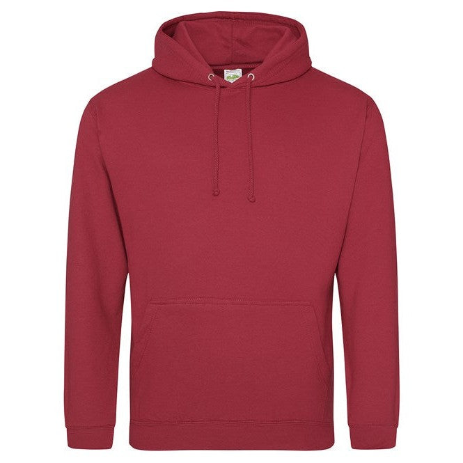 Awdis Just Hoods College Hoodie - Brick Red