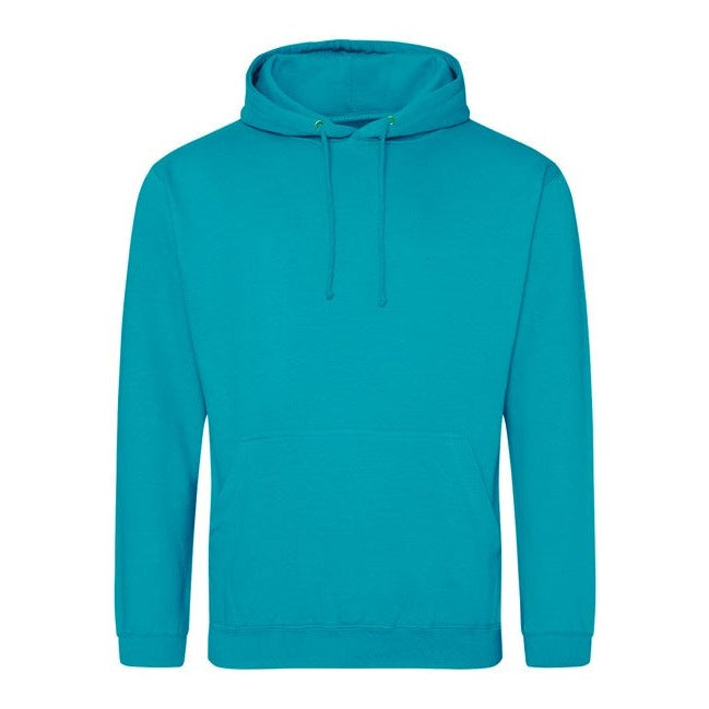 Awdis Just Hoods College Hoodie - Lagoon Blue