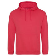 Awdis Just Hoods College Hoodie - Lipstick Pink