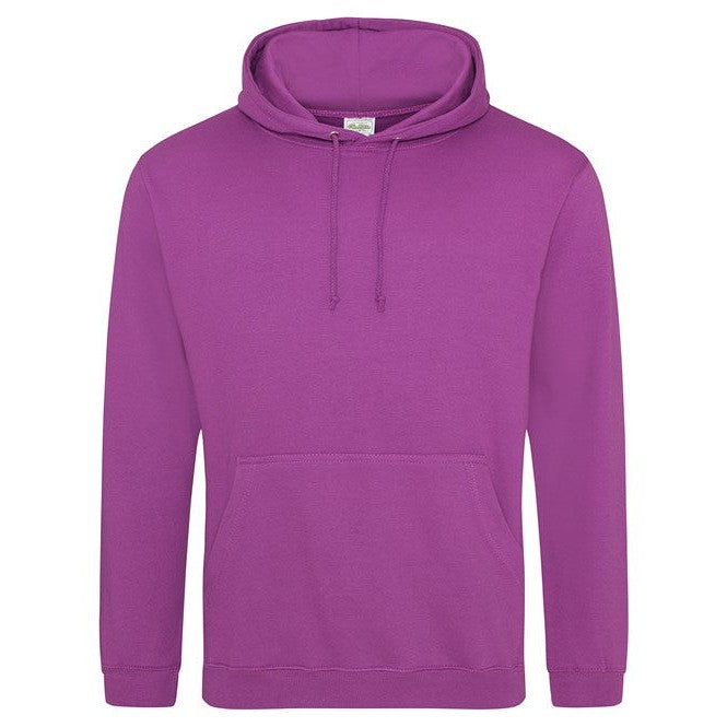 Awdis Just Hoods College Hoodie - Magenta Magic