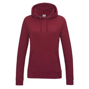 Awdis Just Hoods Women's College Hoodie - Red Hot Chilli