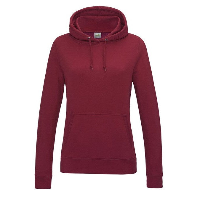 Awdis Just Hoods Women's College Hoodie - Red Hot Chilli