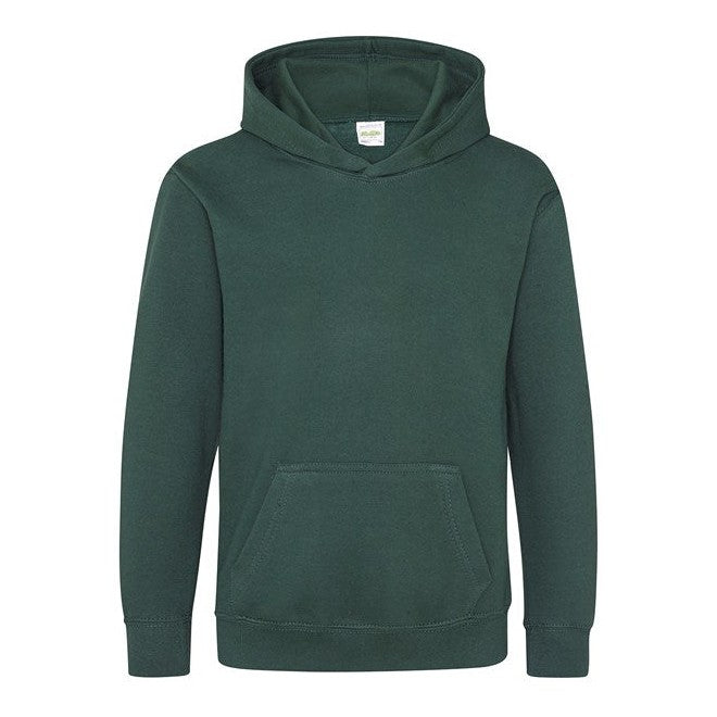 Awdis Just Hoods Kids Hoodie - Bottle Green