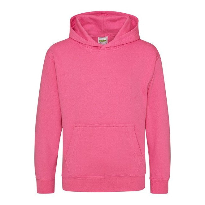 Awdis Just Hoods Kids Hoodie - Candyfloss Pink