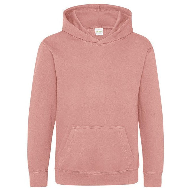 Awdis Just Hoods Kids Hoodie - Dusty Pink