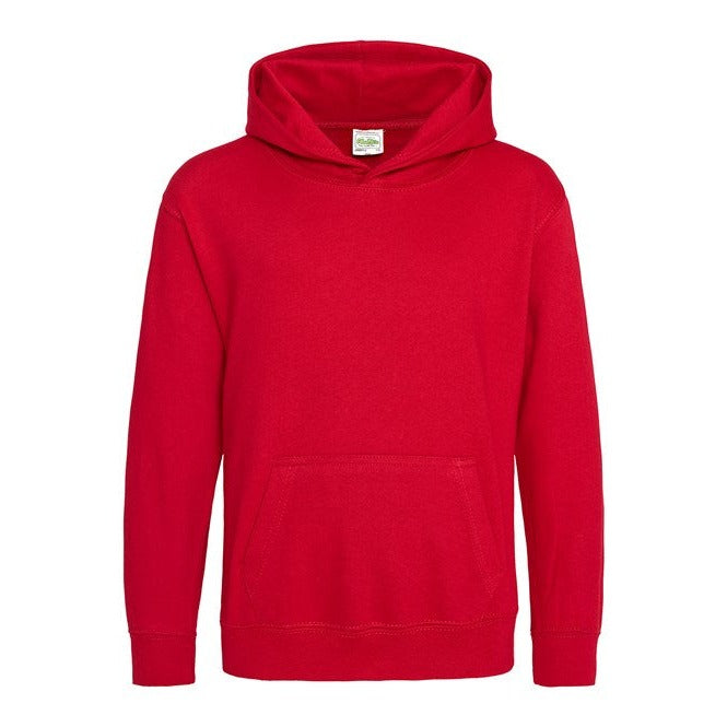 Awdis Just Hoods Kids Hoodie - Fire Red