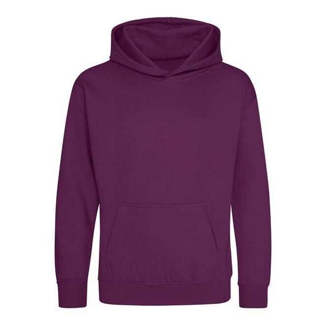 Awdis Just Hoods Kids Hoodie - Plum