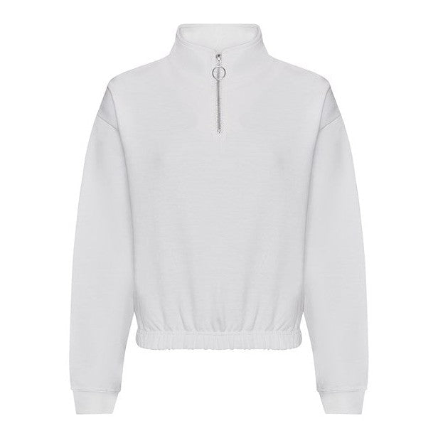 Awdis Just Hoods Women's Cropped ¼-Zip Sweat