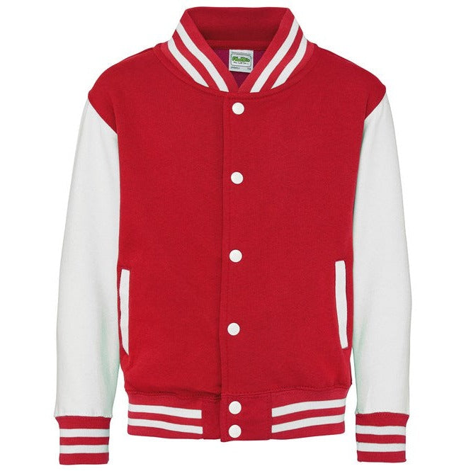 Awdis Just Hoods Kids Varsity Jacket