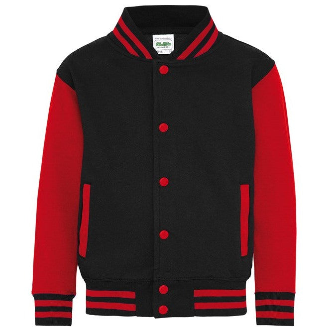 Awdis Just Hoods Kids Varsity Jacket
