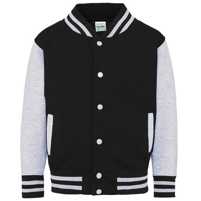 Awdis Just Hoods Kids Varsity Jacket