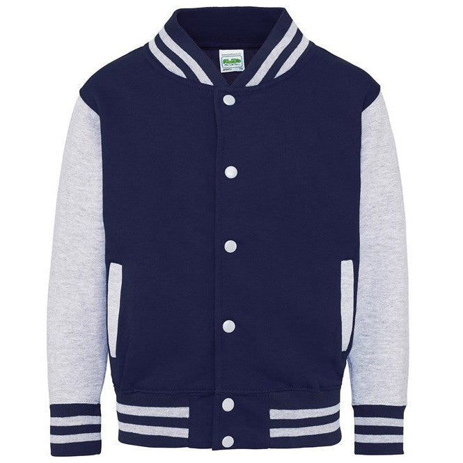 Awdis Just Hoods Kids Varsity Jacket