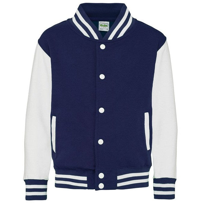 Awdis Just Hoods Kids Varsity Jacket