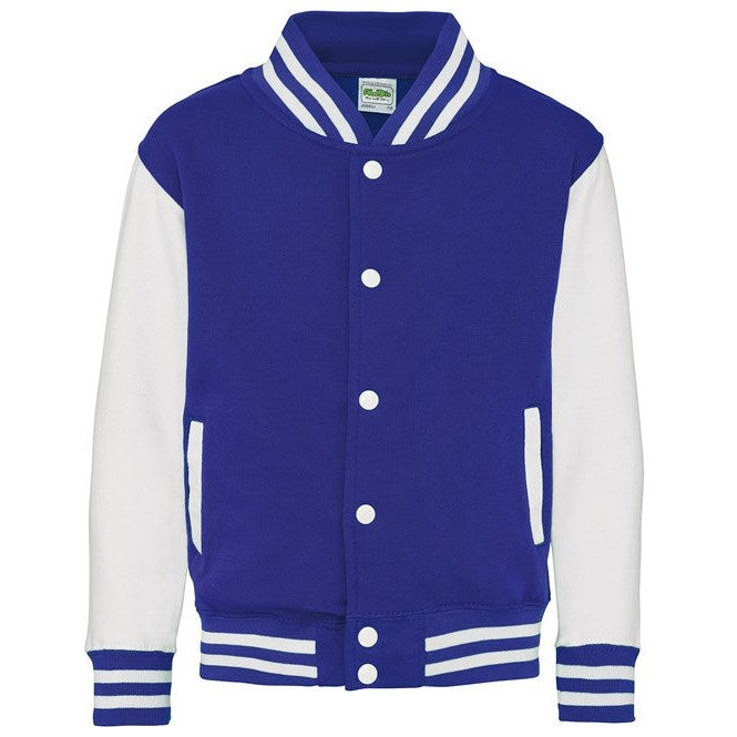 Awdis Just Hoods Kids Varsity Jacket