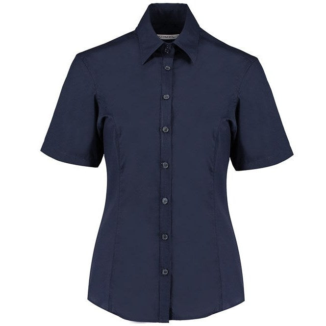 Kustom Kit Business Blouse Short-Sleeved (Tailored Fit)