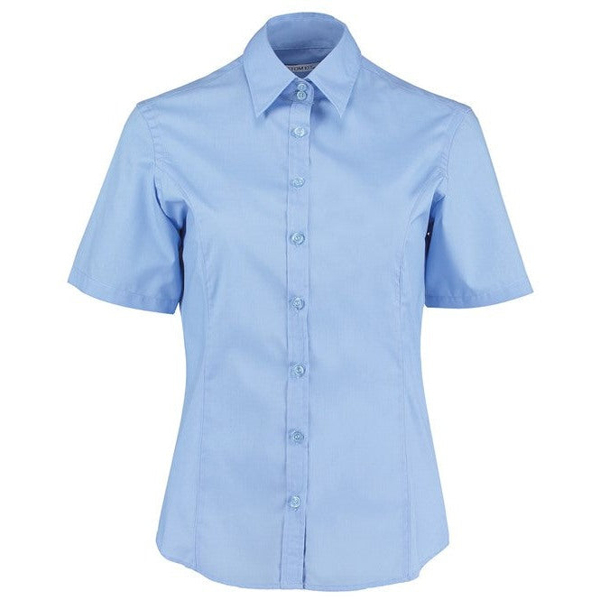 Kustom Kit Business Blouse Short-Sleeved (Tailored Fit)