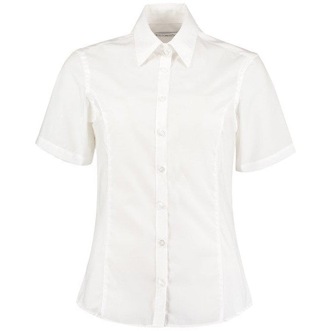 Kustom Kit Business Blouse Short-Sleeved (Tailored Fit)