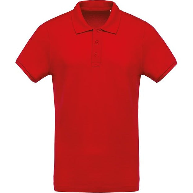 Kariban Men's Organic Piqué Short-Sleeved Polo Shirt