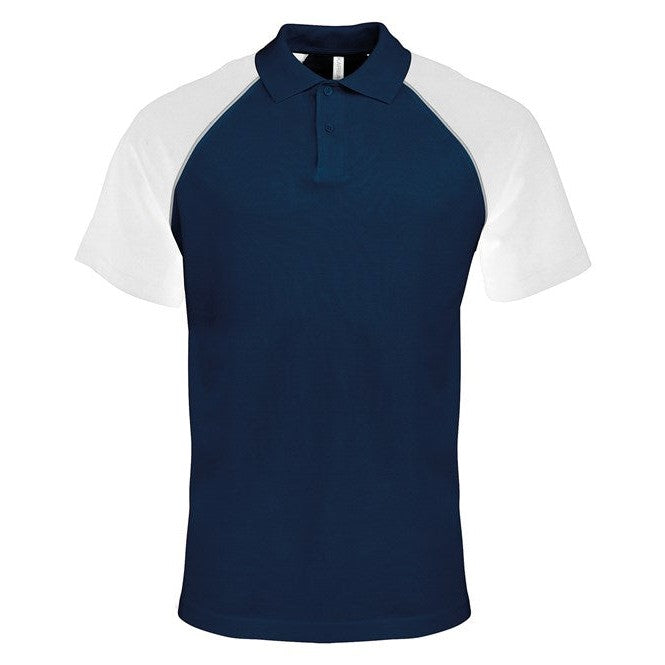 Kariban Polo Baseball Contrast Polo Shirt