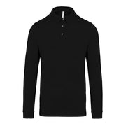 Kariban Jersey Knit Long Sleeve Polo Shirt