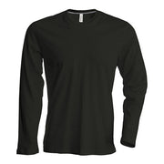 Kariban Men's Long-Sleeved Crew Neck T-Shirt
