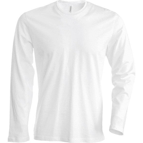 Kariban Men's Long-Sleeved Crew Neck T-Shirt