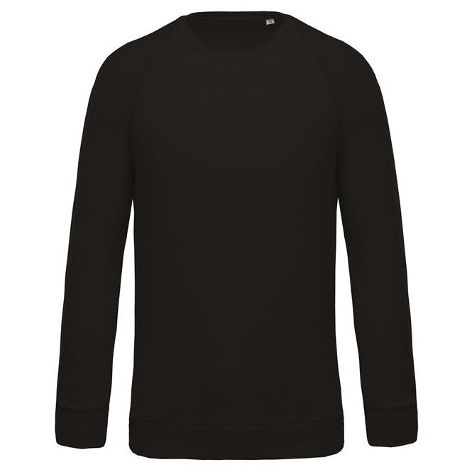 Kariban Men's Organic Cotton Crew Neck Raglan Sleeve Sweatshirt
