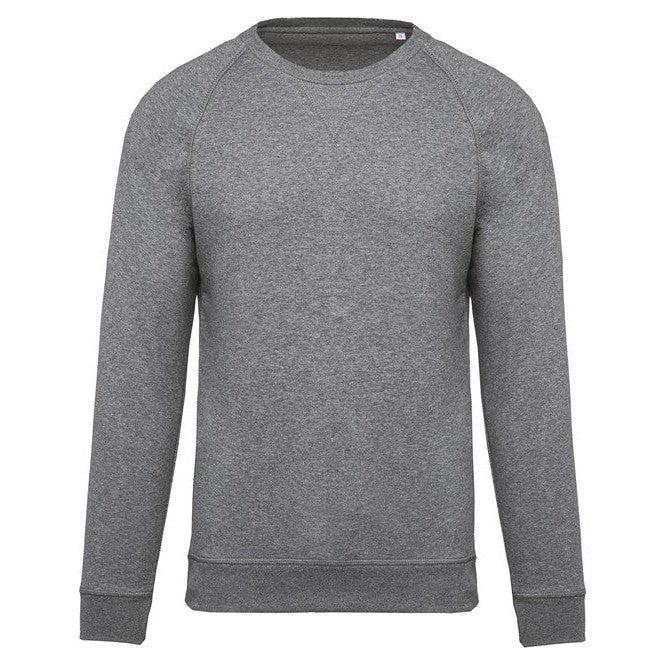 Kariban Men's Organic Cotton Crew Neck Raglan Sleeve Sweatshirt