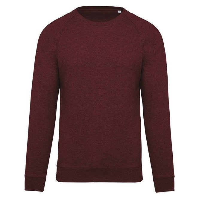 Kariban Men's Organic Cotton Crew Neck Raglan Sleeve Sweatshirt