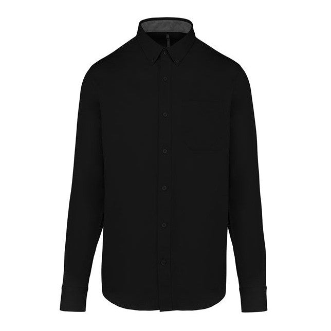 Kariban Men's Nevada Long Sleeve Cotton Shirt