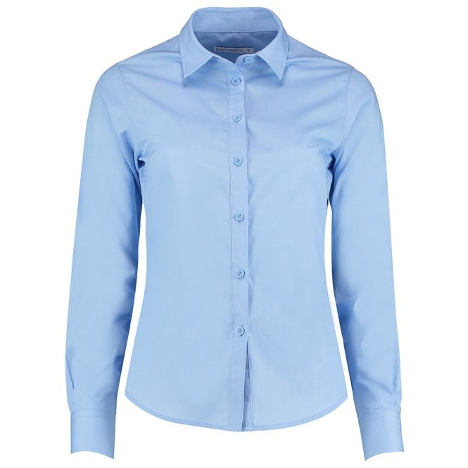 Kustom Kit Women's Poplin Shirt Long Sleeve